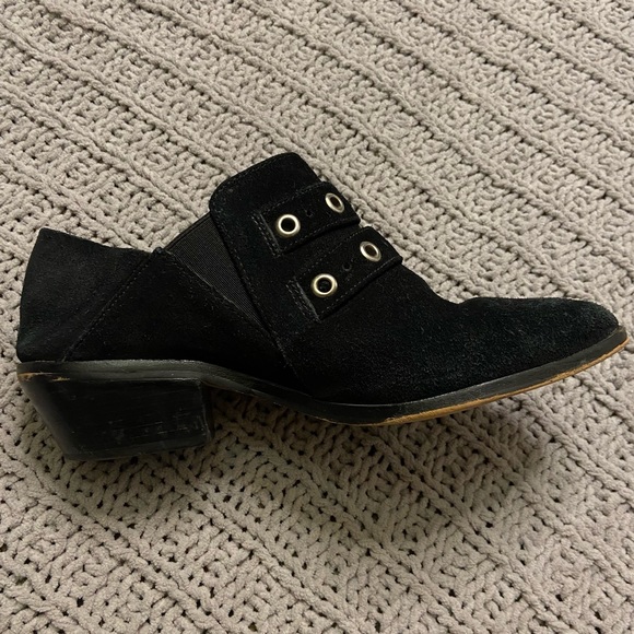 RebeccaMinkoff Austen suede buckle booties - Picture 5 of 14